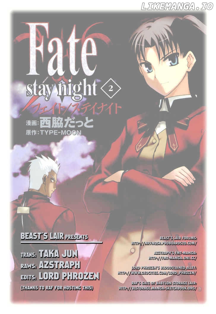 Fate/Stay Night chapter 6 - page 1