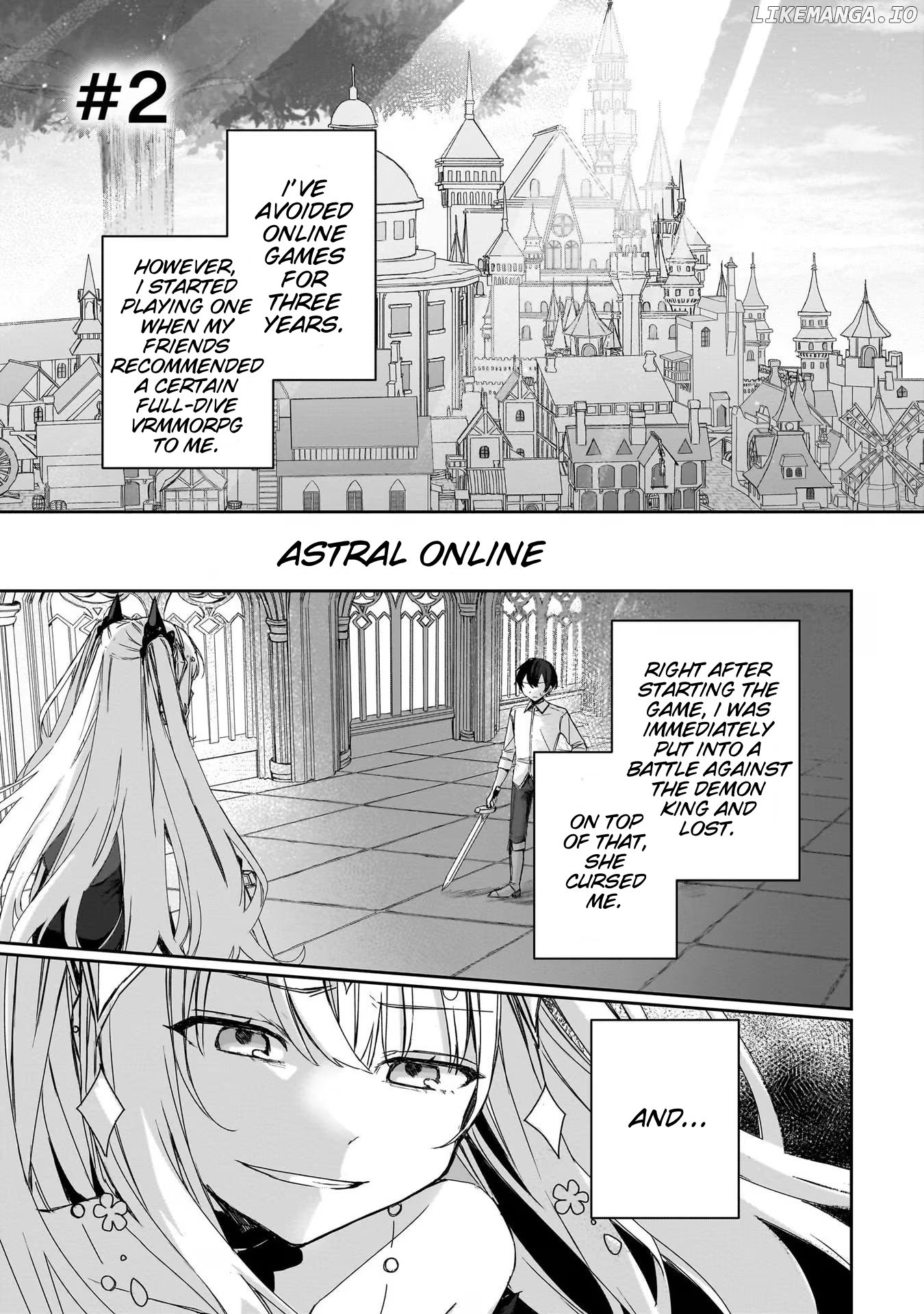 Astral Online - Maou No Noroi De Saikyou Bishoujo Ni Natta Ore, Saijaku Shoku Da Ga Cheat Skill De Chou Seichou Shite Musou Suru Chapter 2 - page 1