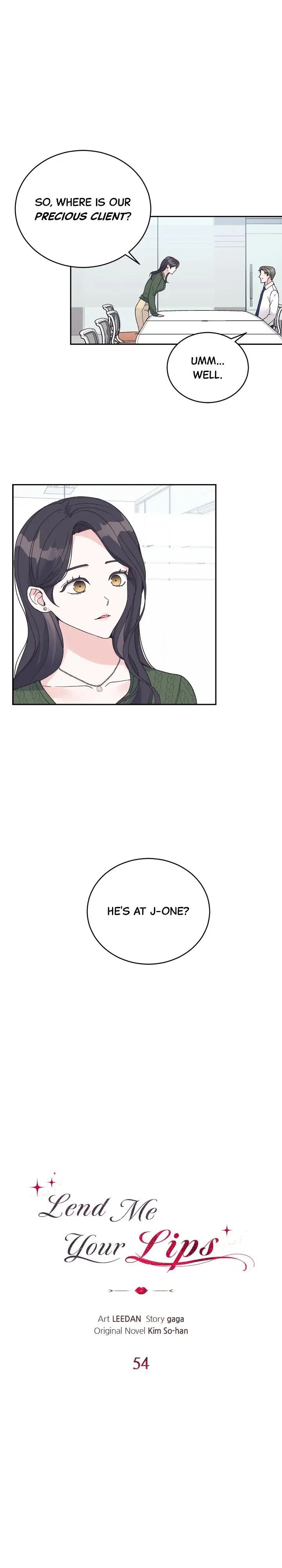 Lend Me Your Lips Chapter 54 - page 1