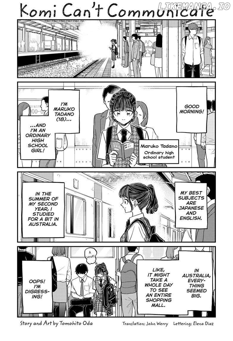 Komi-san wa Komyushou Desu Chapter 437 - page 1