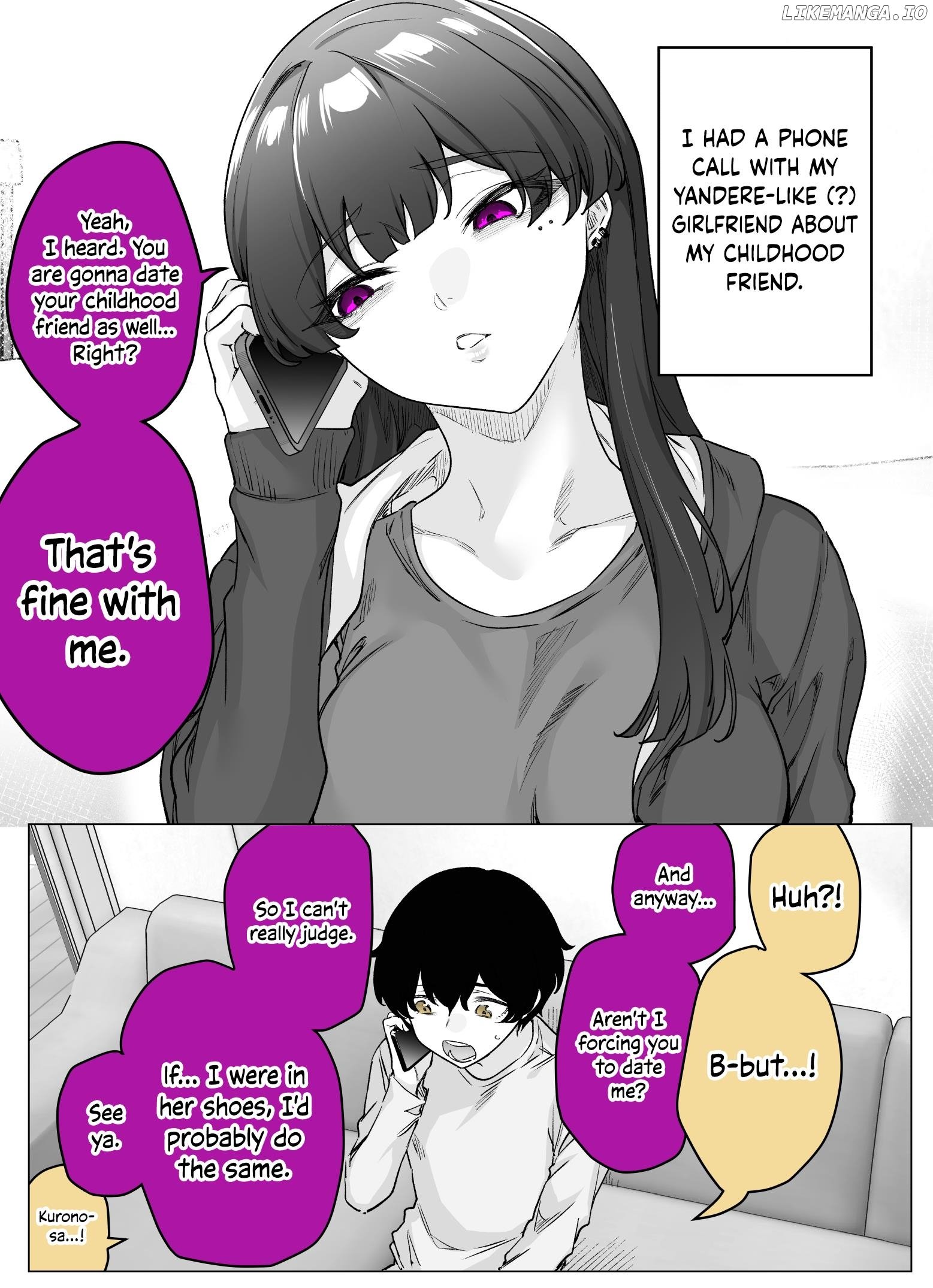 I Thought She Was a Yandere, but Apparently She’s Even Worse Chapter 37 - page 1