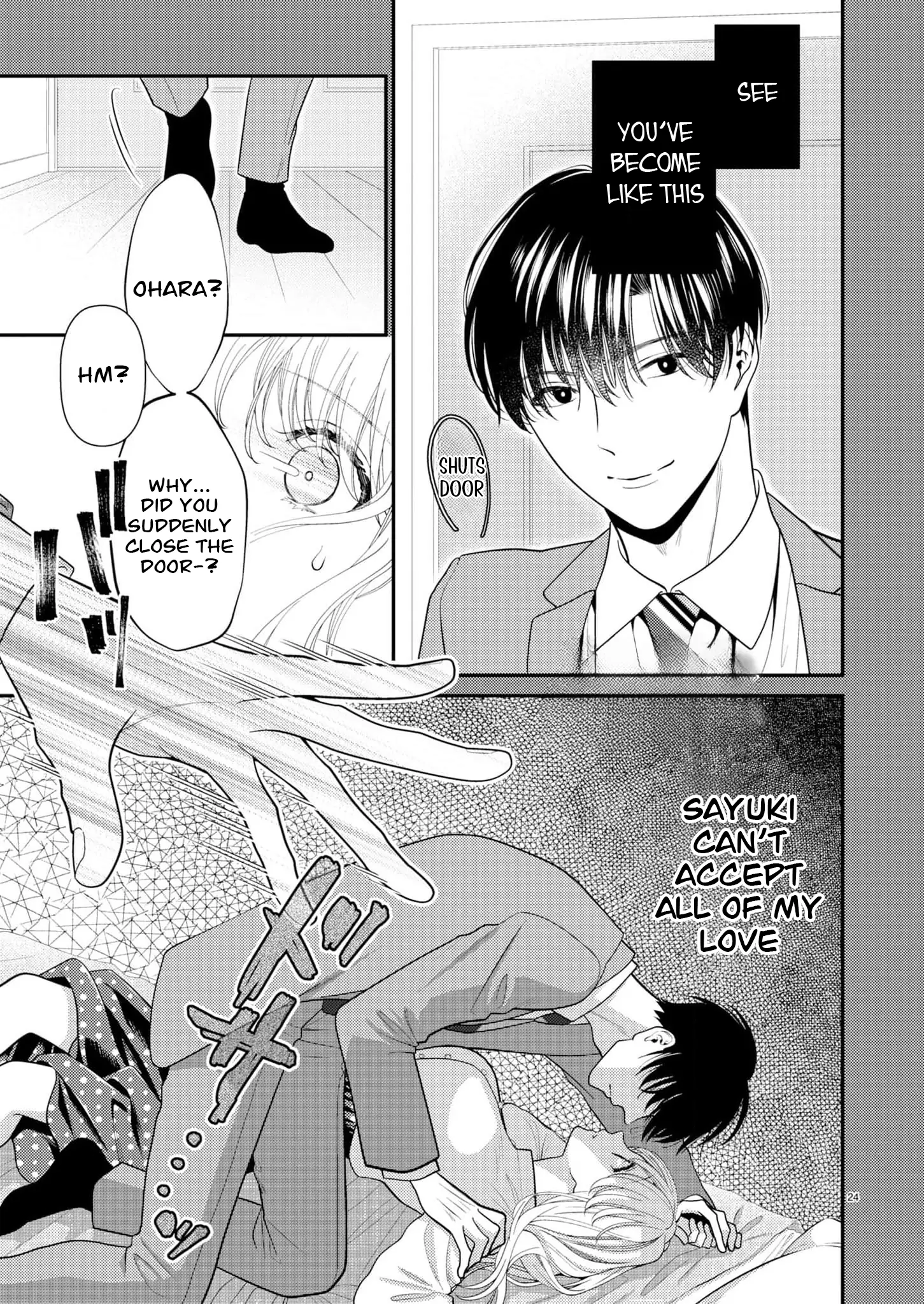 Yandere Killing!! ~When I told my obsessive childhood friend, "I love you too," he shifted to the romantic comedy route~ Chapter 3 - page 24