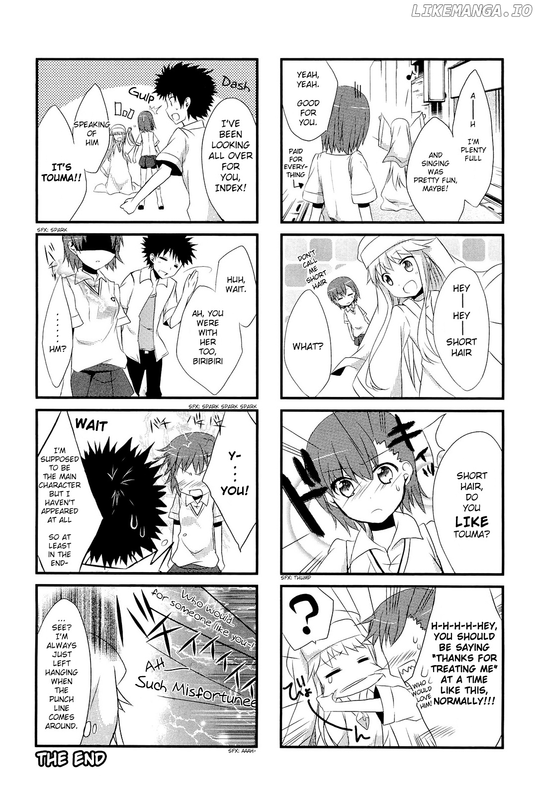 4-koma Koushiki Anthology - Toaru Kagaku no Railgun x Toaru Majutsu no Index chapter 1 - page 13