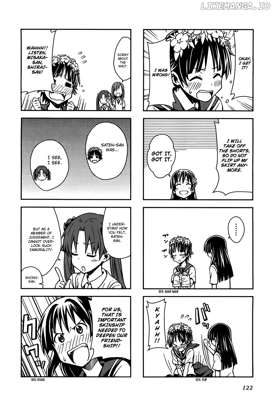 4-koma Koushiki Anthology - Toaru Kagaku no Railgun x Toaru Majutsu no Index chapter 26 - page 9