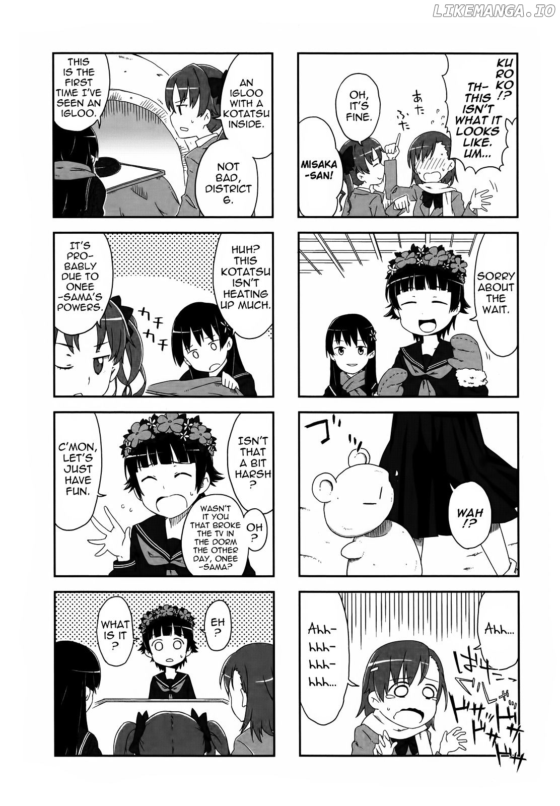 4-koma Koushiki Anthology - Toaru Kagaku no Railgun x Toaru Majutsu no Index chapter 27 - page 2