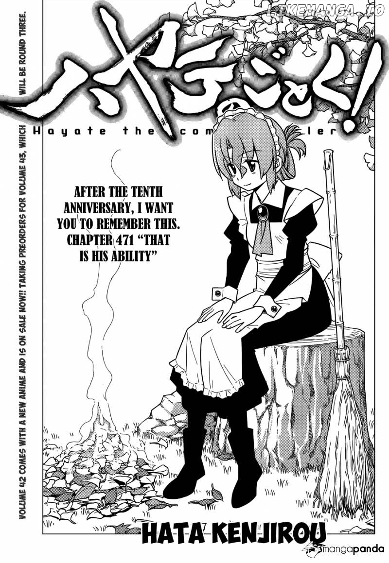 Hayate no Gotoku! chapter 471 - page 2