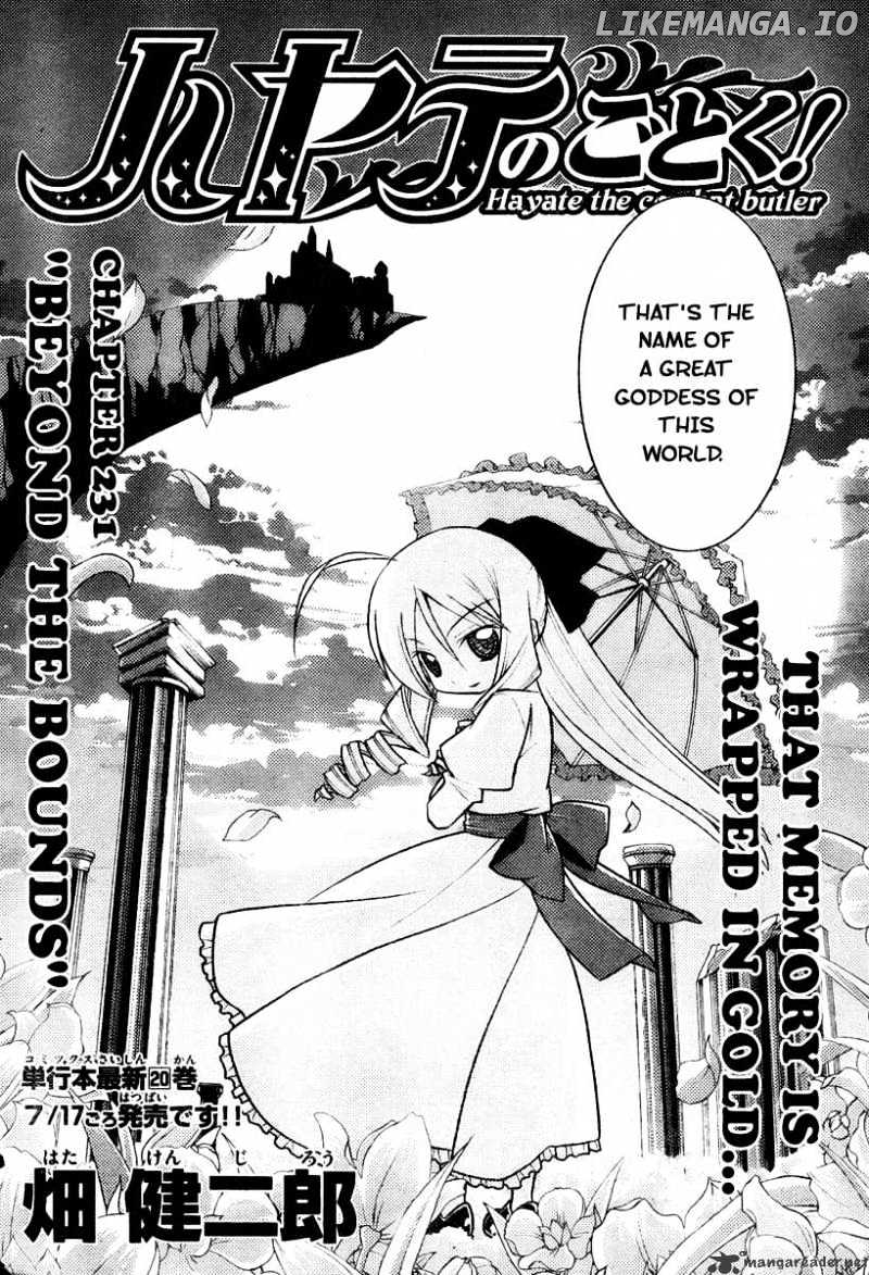 Hayate no Gotoku! chapter 231 - page 2