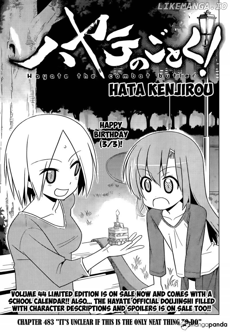 Hayate no Gotoku! chapter 483 - page 2