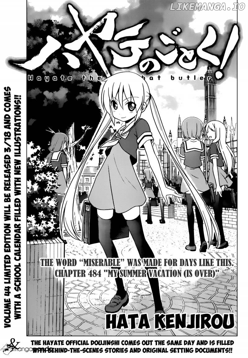 Hayate no Gotoku! chapter 484 - page 2