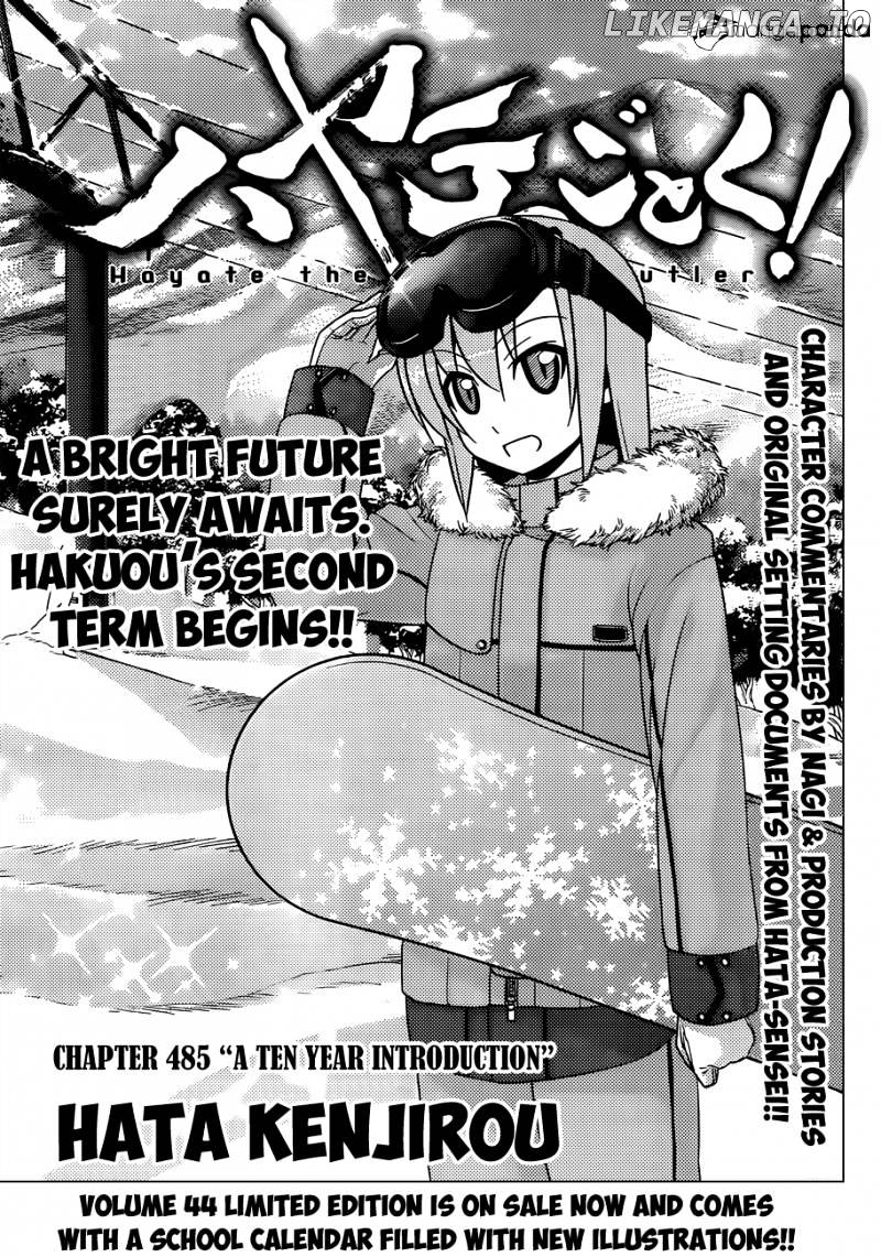 Hayate no Gotoku! chapter 485 - page 2