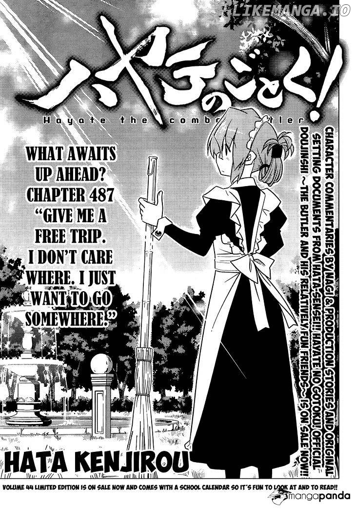 Hayate no Gotoku! chapter 487 - page 2