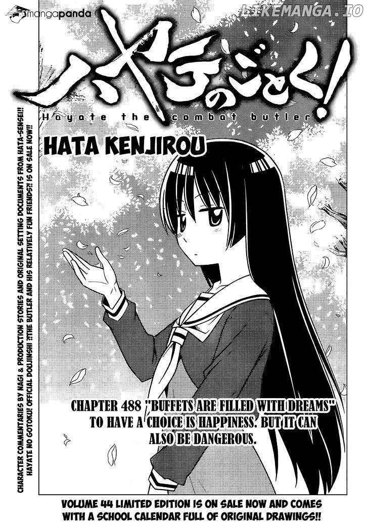 Hayate no Gotoku! chapter 488 - page 2