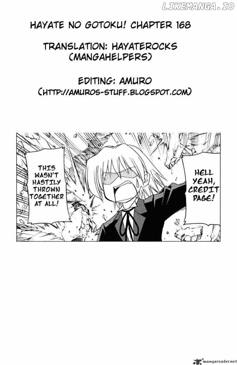 Hayate no Gotoku! chapter 168 - page 17