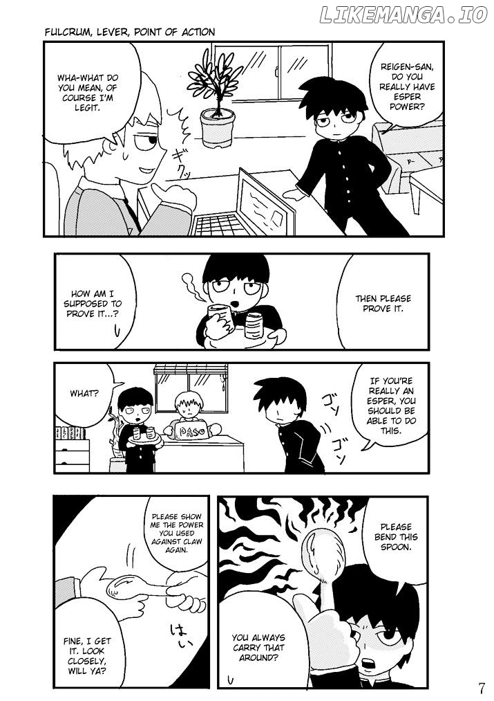 Mob Psycho 100 chapter 74.1 - page 7