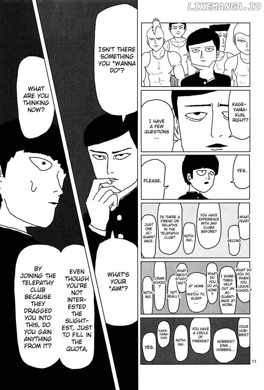 Mob Psycho 100 chapter 4 - page 11