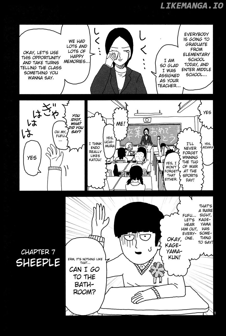 Mob Psycho 100 chapter 7 - page 1