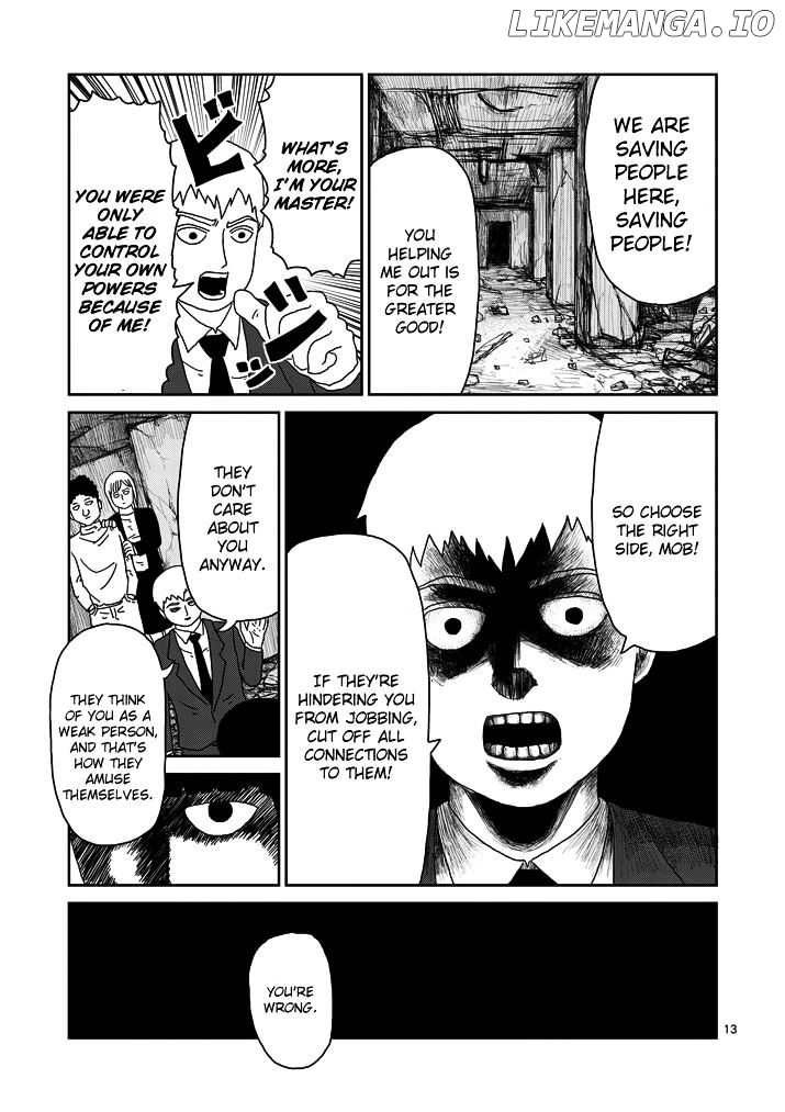 Mob Psycho 100 chapter 68 - page 13