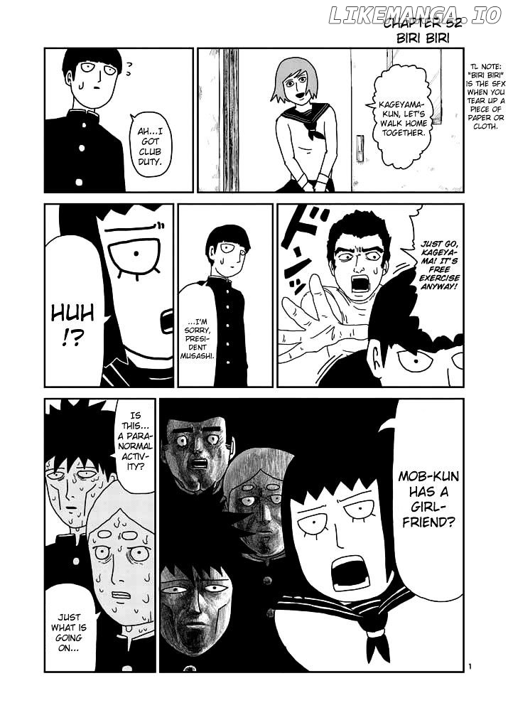 Mob Psycho 100 chapter 52 - page 1