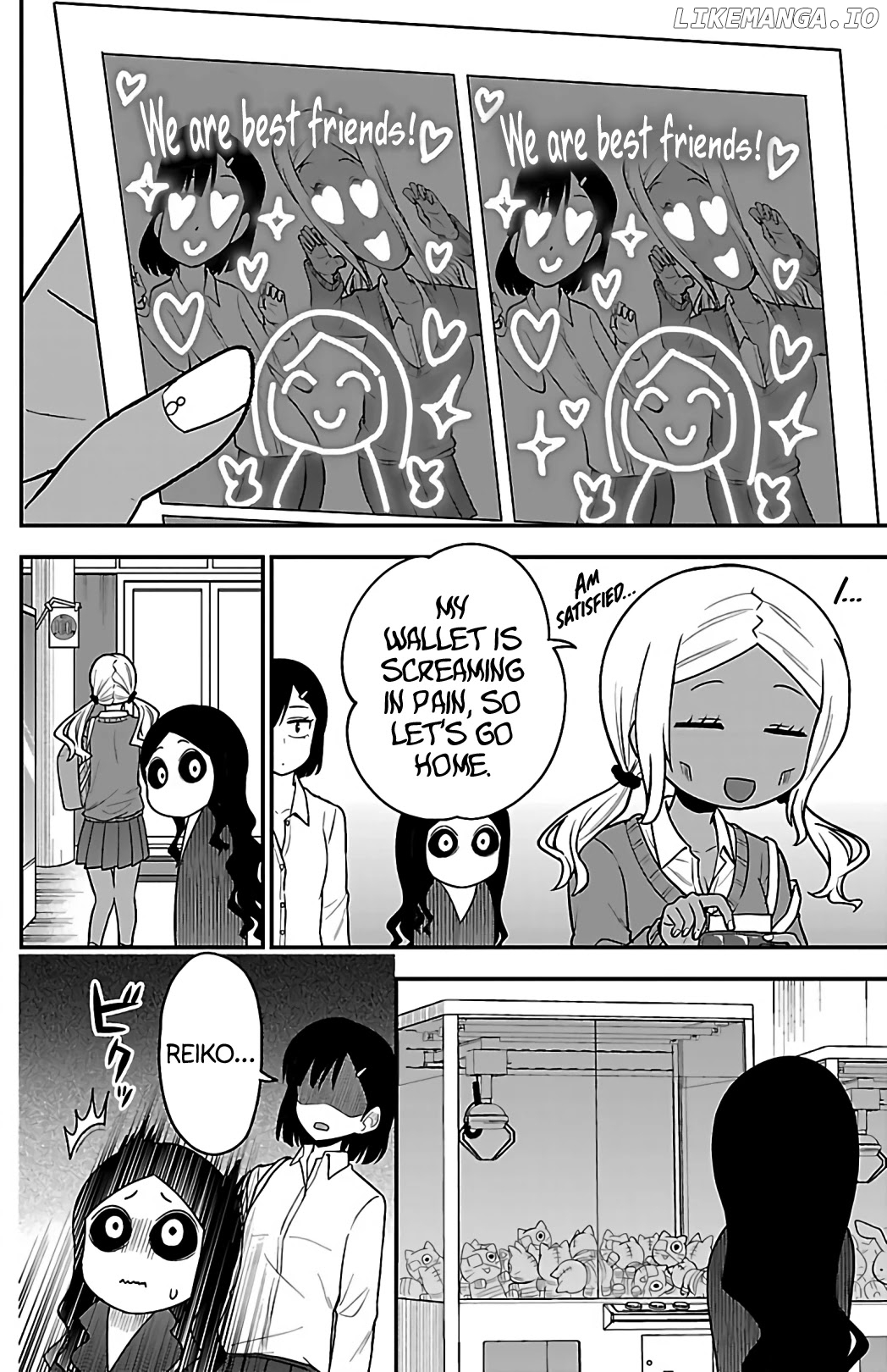 There's A Ghost Behind That Gyaru chapter 4 - page 8