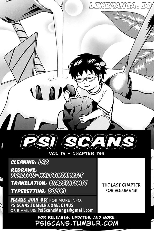 Saiki Kusuo No Sainan chapter 139 - page 1