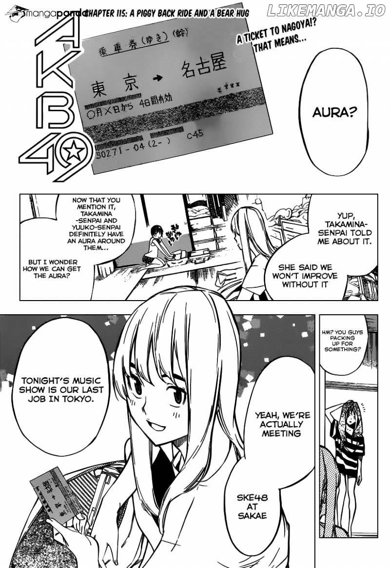 Akb49 – Renai Kinshi Jourei chapter 115 - page 2