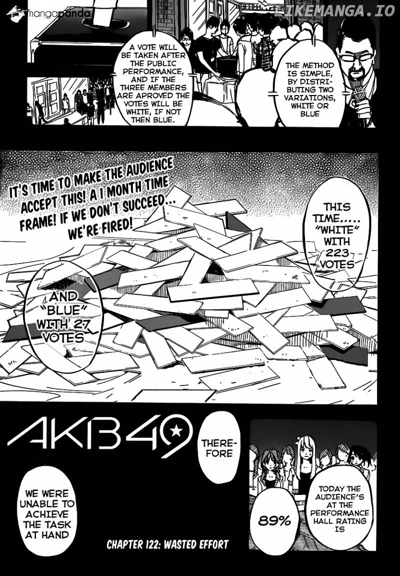 Akb49 – Renai Kinshi Jourei chapter 122 - page 2