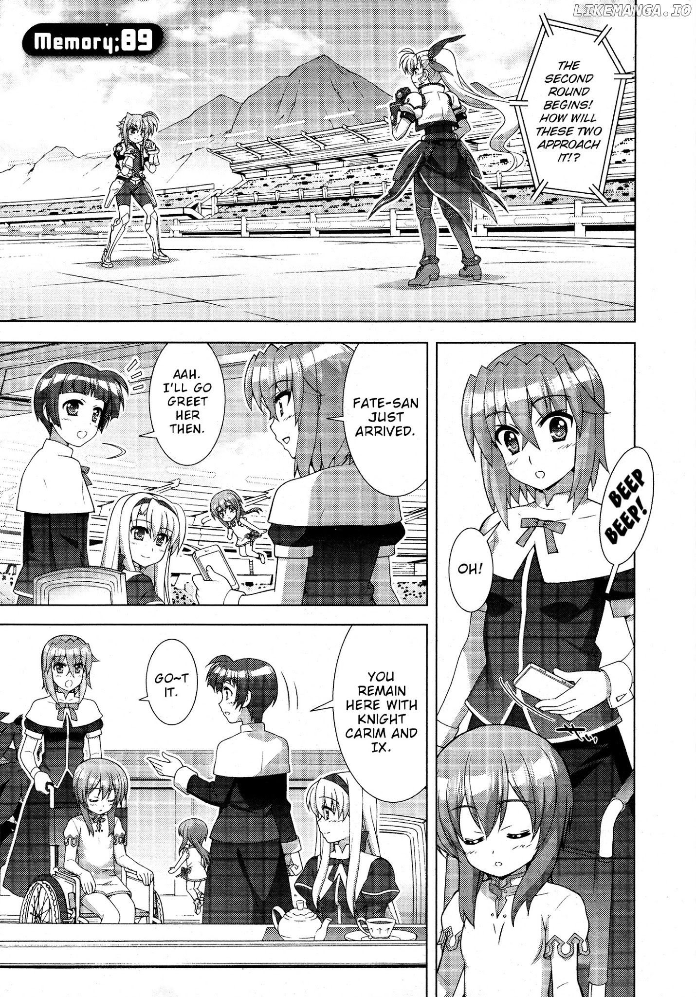 Mahou Shoujo Lyrical Nanoha Vivid chapter 89 - page 1