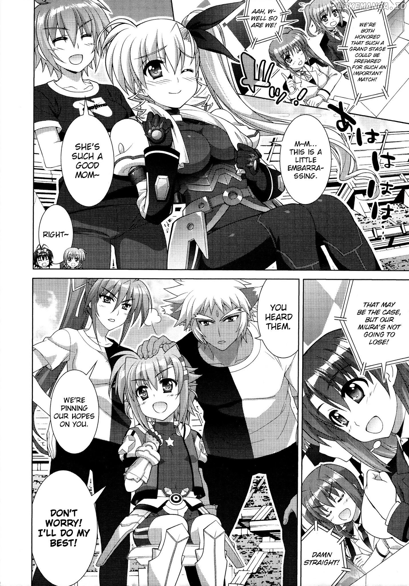 Mahou Shoujo Lyrical Nanoha Vivid chapter 89 - page 14