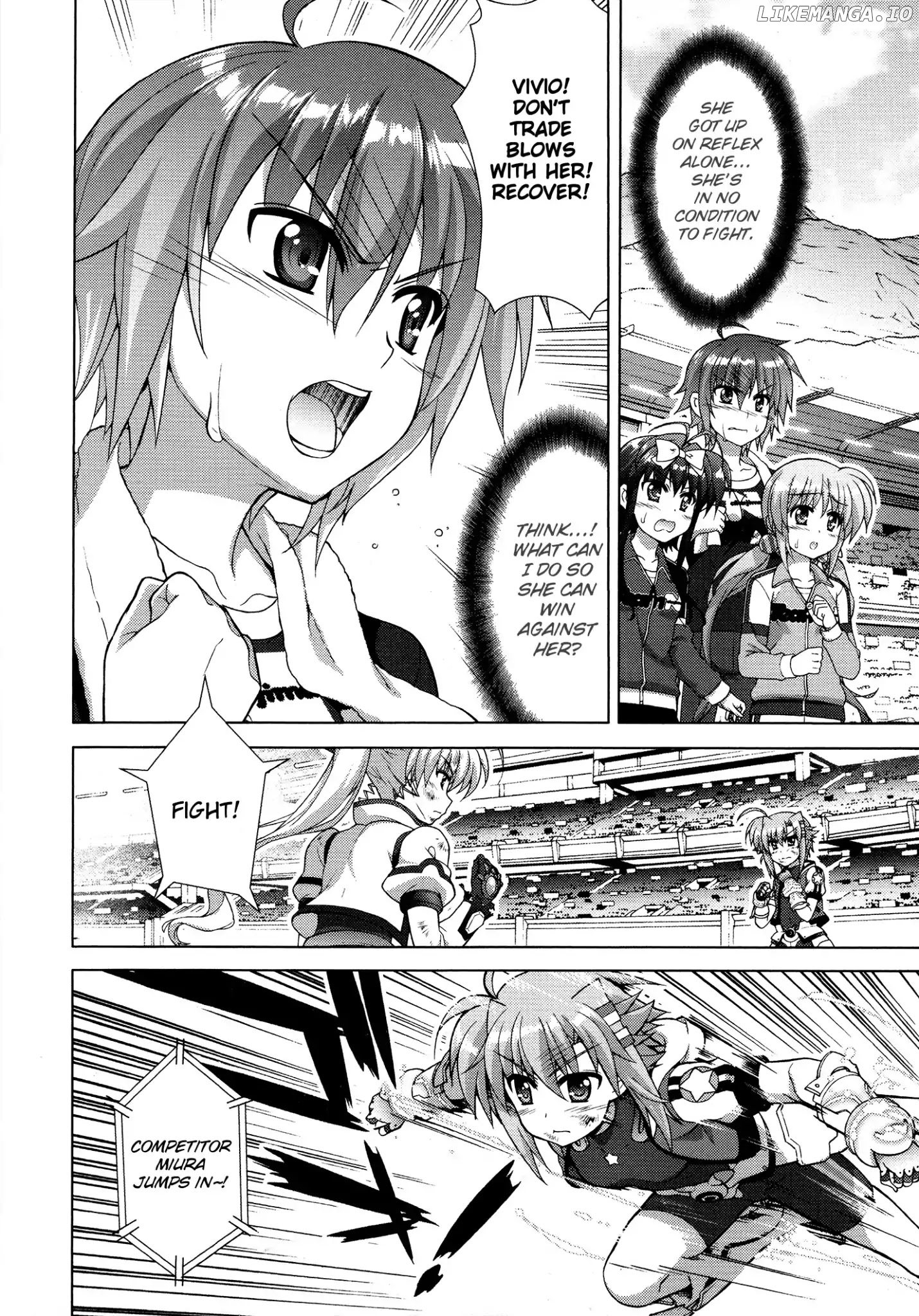 Mahou Shoujo Lyrical Nanoha Vivid chapter 90 - page 4