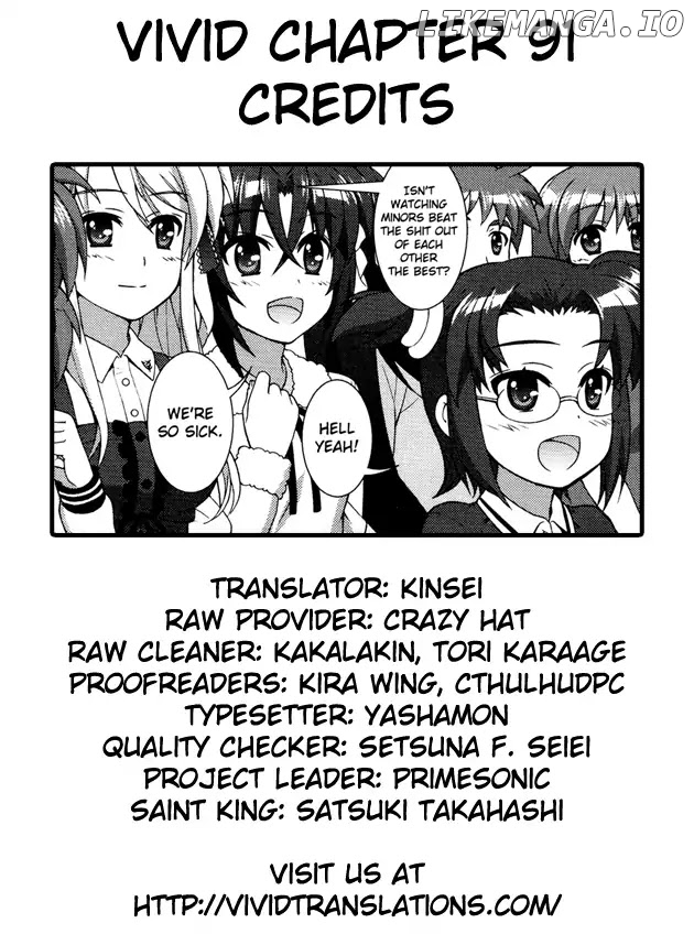 Mahou Shoujo Lyrical Nanoha Vivid chapter 91 - page 29