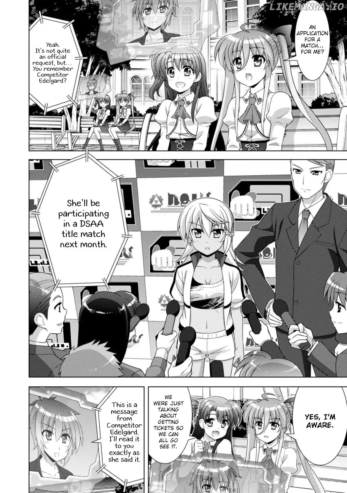 Mahou Shoujo Lyrical Nanoha Vivid chapter 100 - page 14