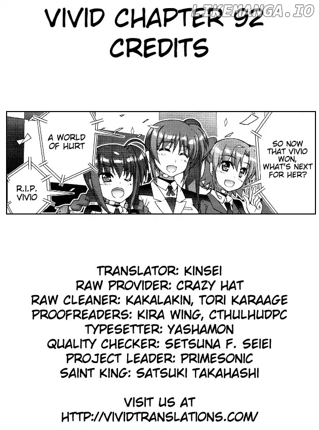 Mahou Shoujo Lyrical Nanoha Vivid chapter 92 - page 31