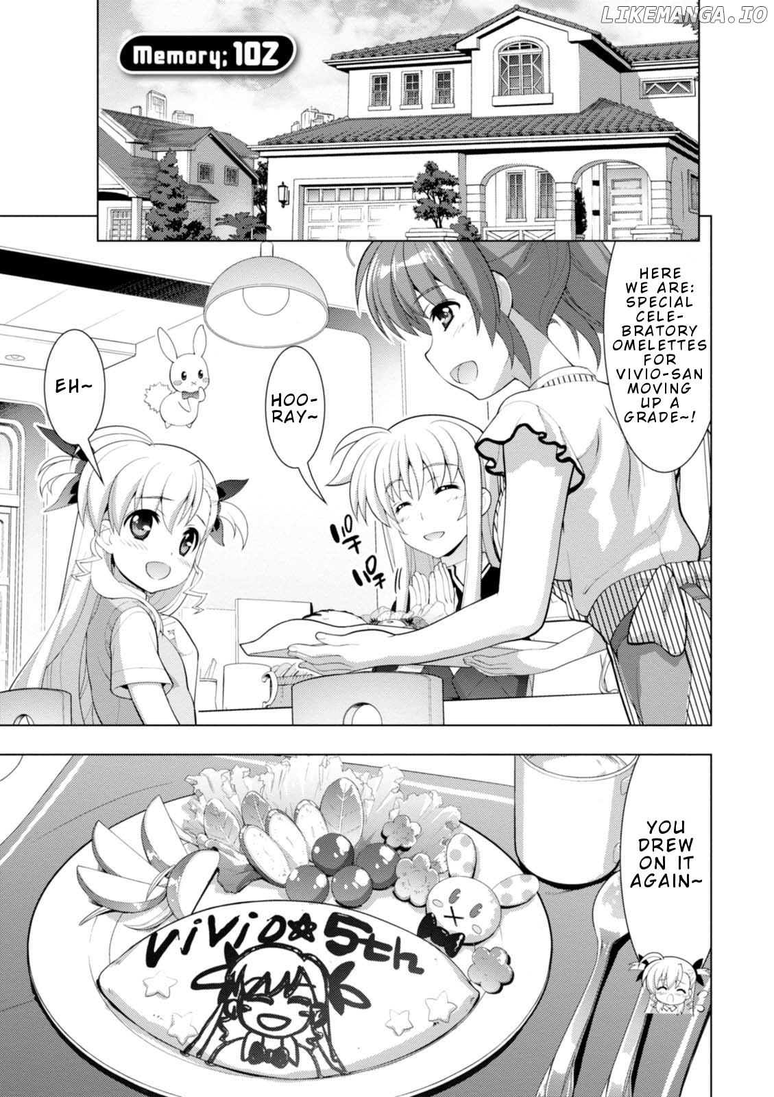 Mahou Shoujo Lyrical Nanoha Vivid chapter 102 - page 1