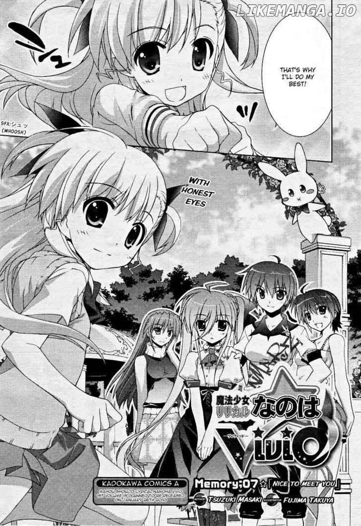 Mahou Shoujo Lyrical Nanoha Vivid chapter 7 - page 8