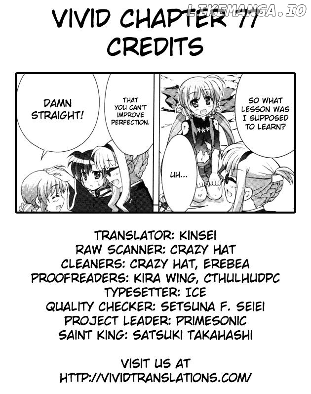 Mahou Shoujo Lyrical Nanoha Vivid chapter 77 - page 31