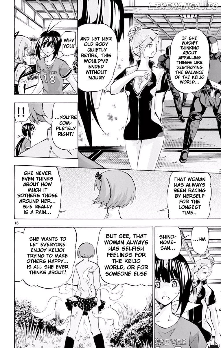 Keijo!!!!!!!! chapter 111 - page 15