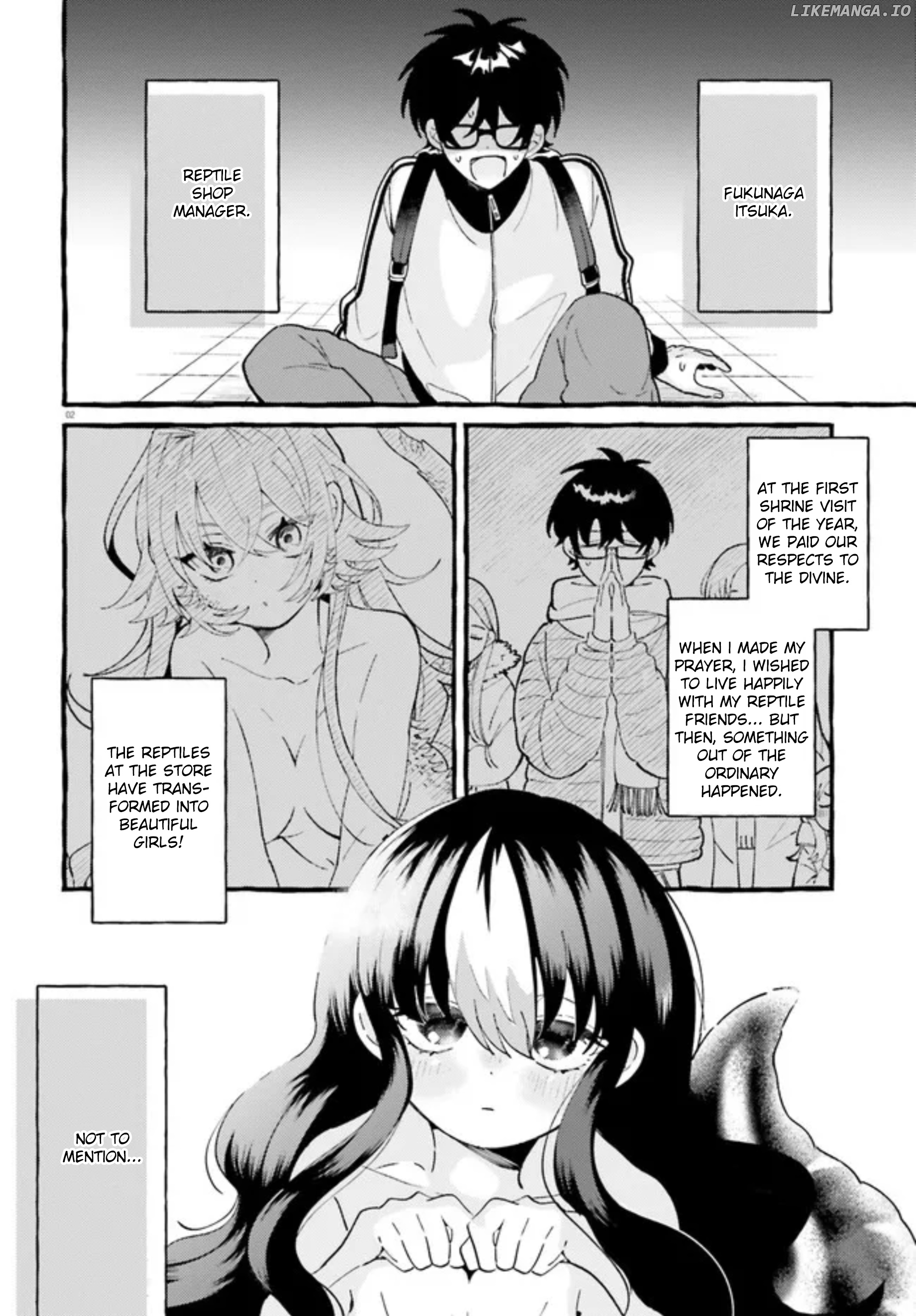 Kimi wa Kawaii Reptile chapter 2 - page 2