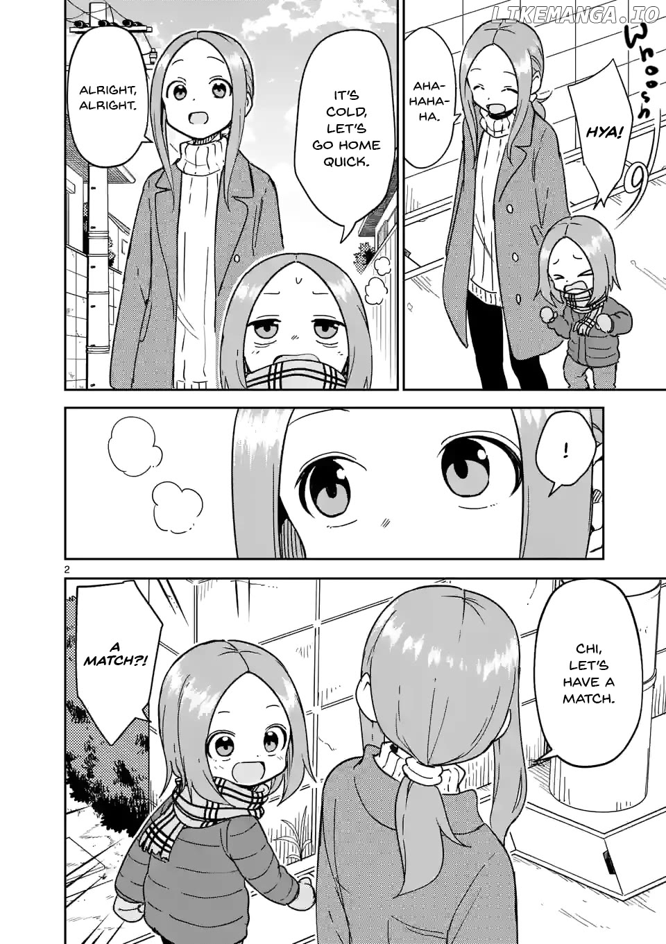 Karakai Jouzu no (Moto) Takagi-san Chapter 302 - page 2