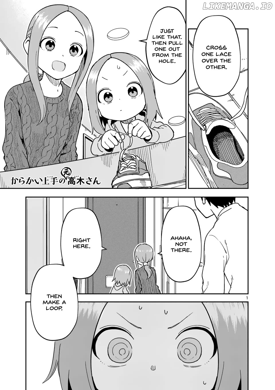 Karakai Jouzu no (Moto) Takagi-san Chapter 304 - page 1