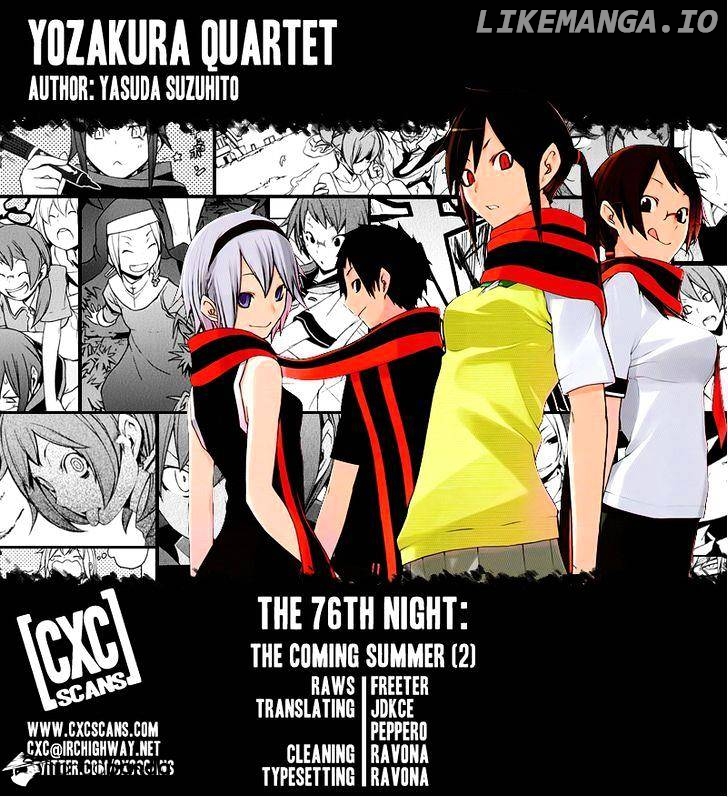 Yozakura Quartet chapter 76 - page 1