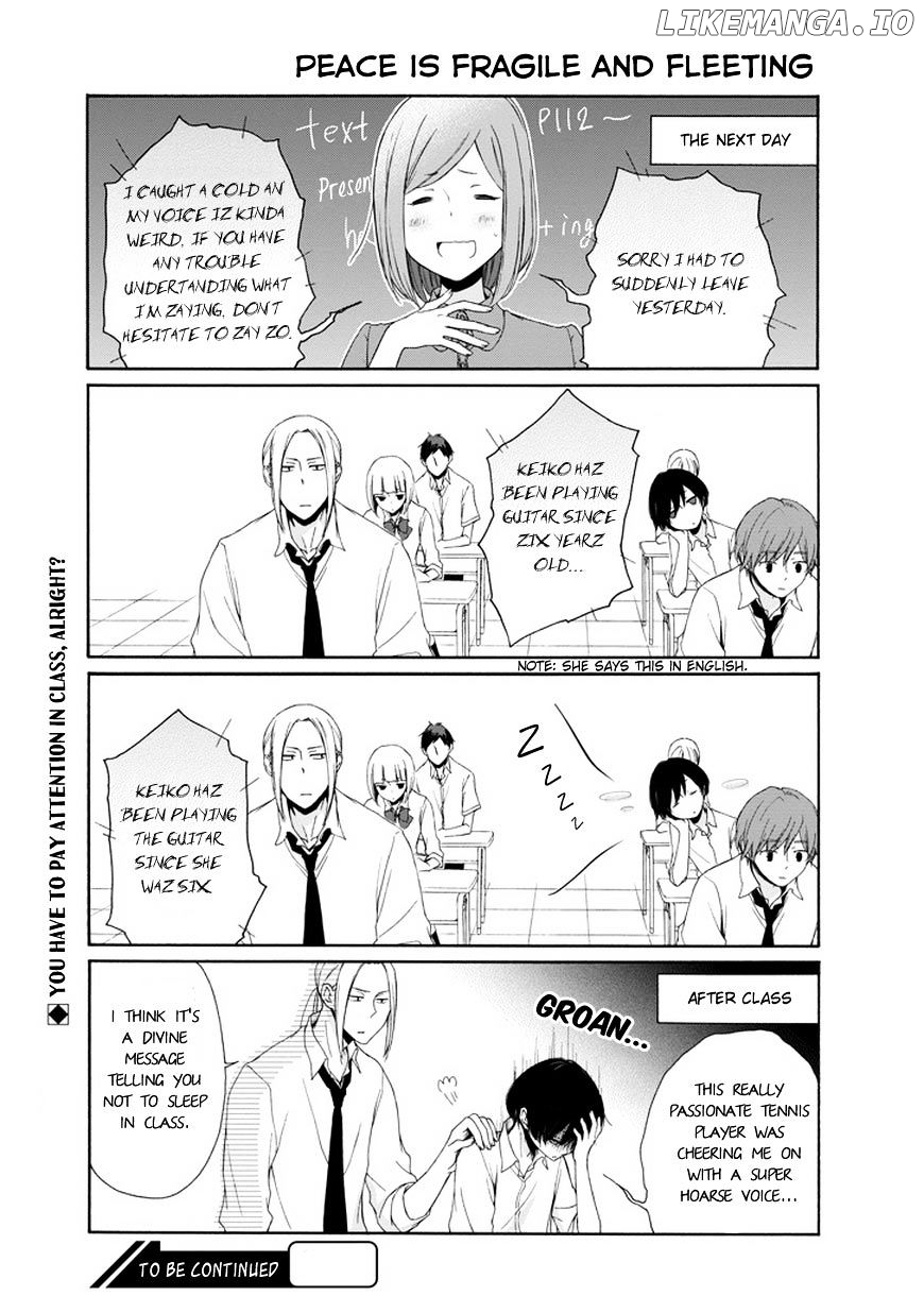 Tanaka-kun wa Itsumo Kedaruge chapter 28 - page 16