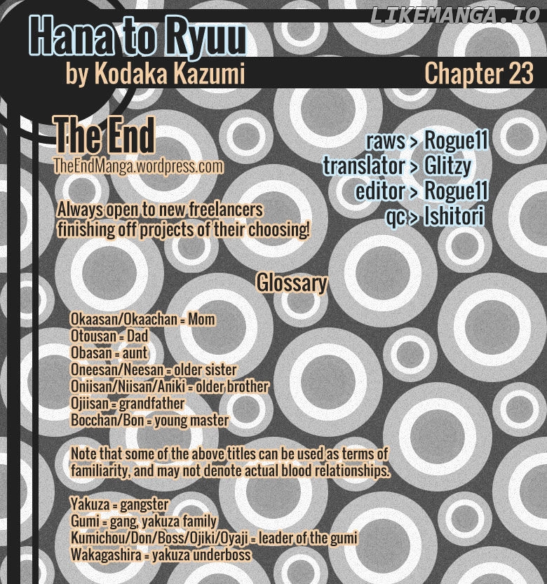 Hana to Ryuu chapter 23 - page 1