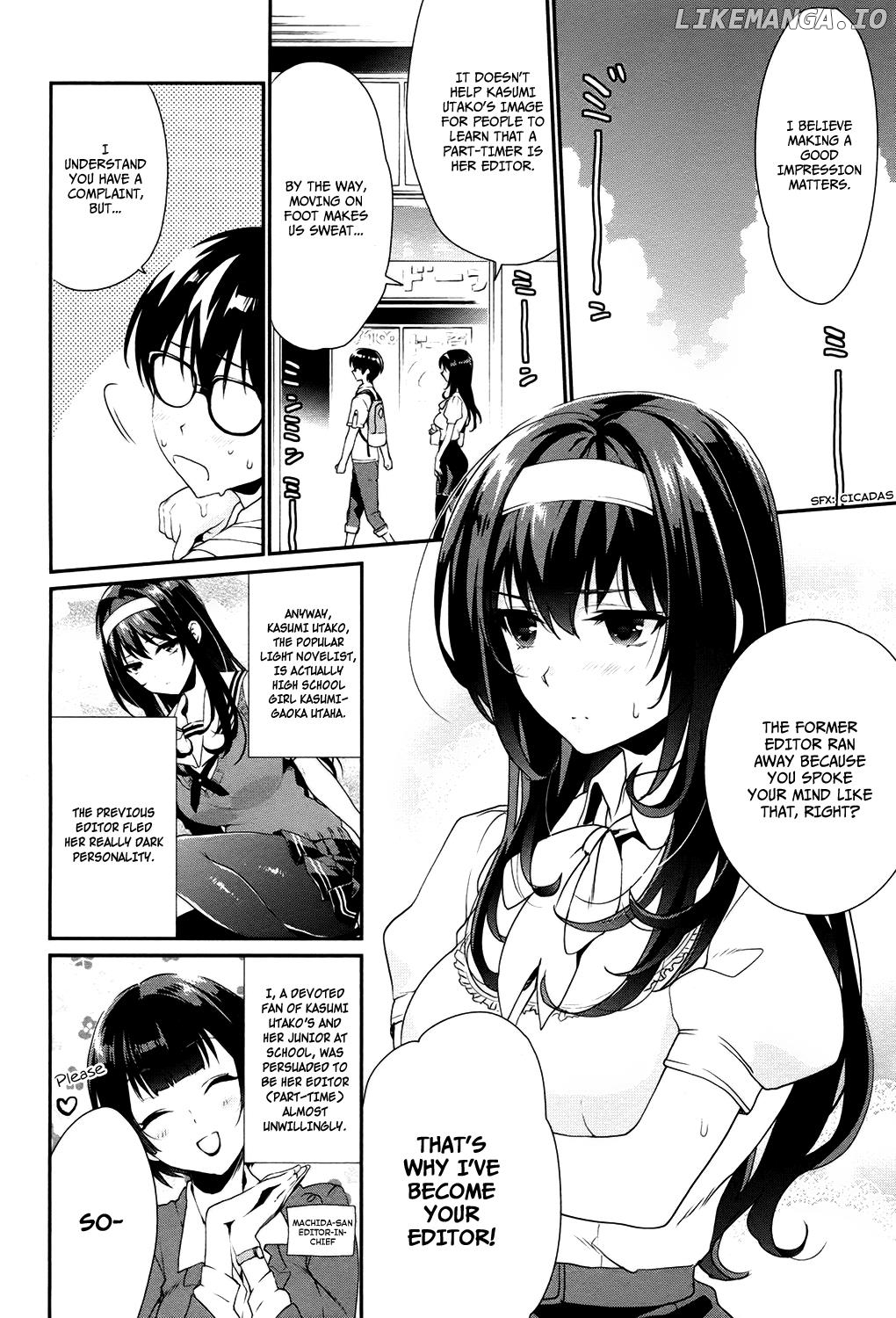 Saenai Kanojo no Sodatekata - Koisuru Metronome chapter 2 - page 4