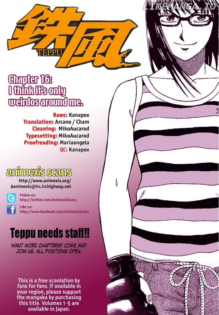 Teppuu chapter 16 - page 1