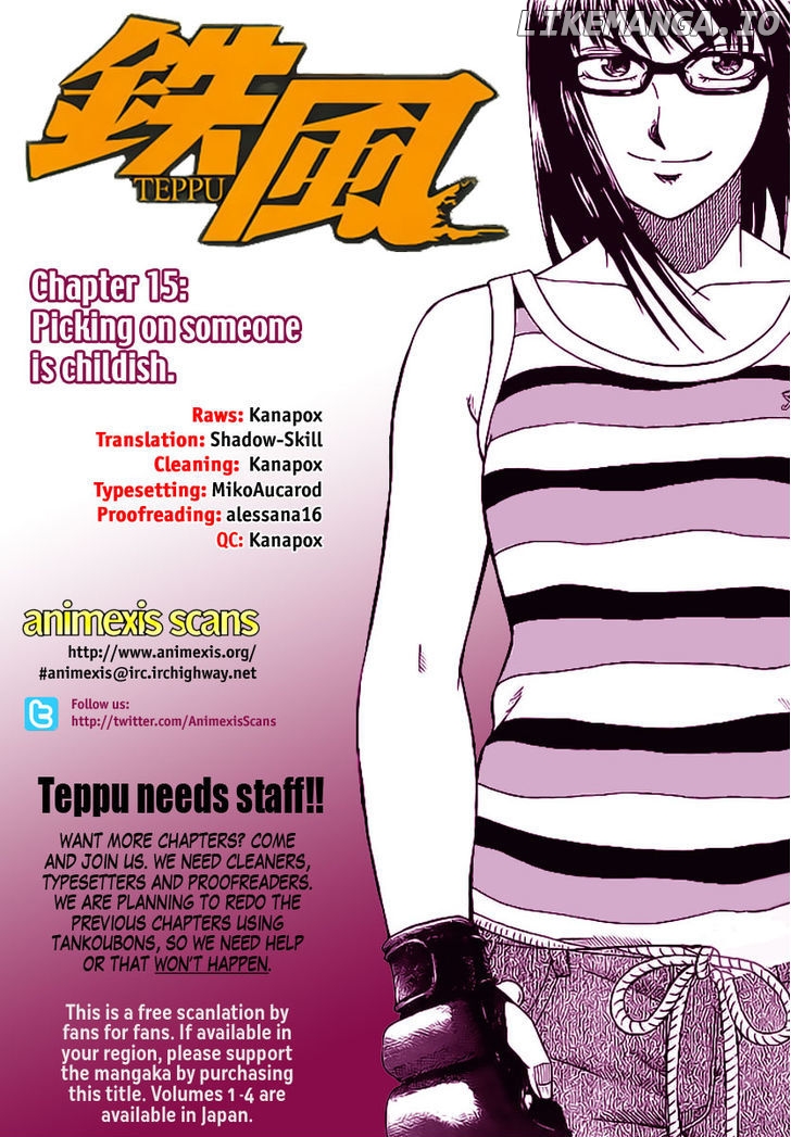 Teppuu chapter 15 - page 1