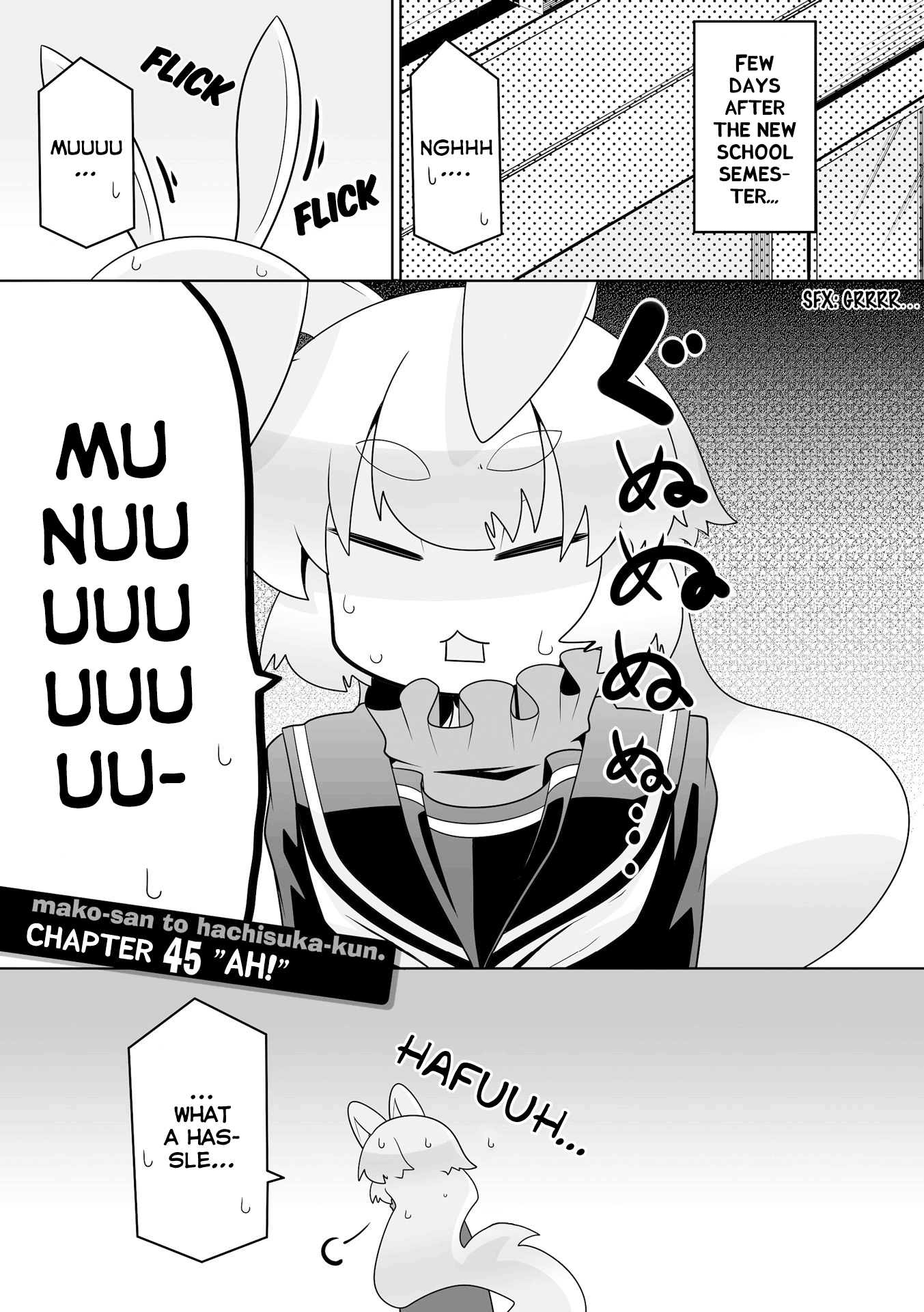 Mako-san to Hachisuka-kun. chapter 45 - page 1