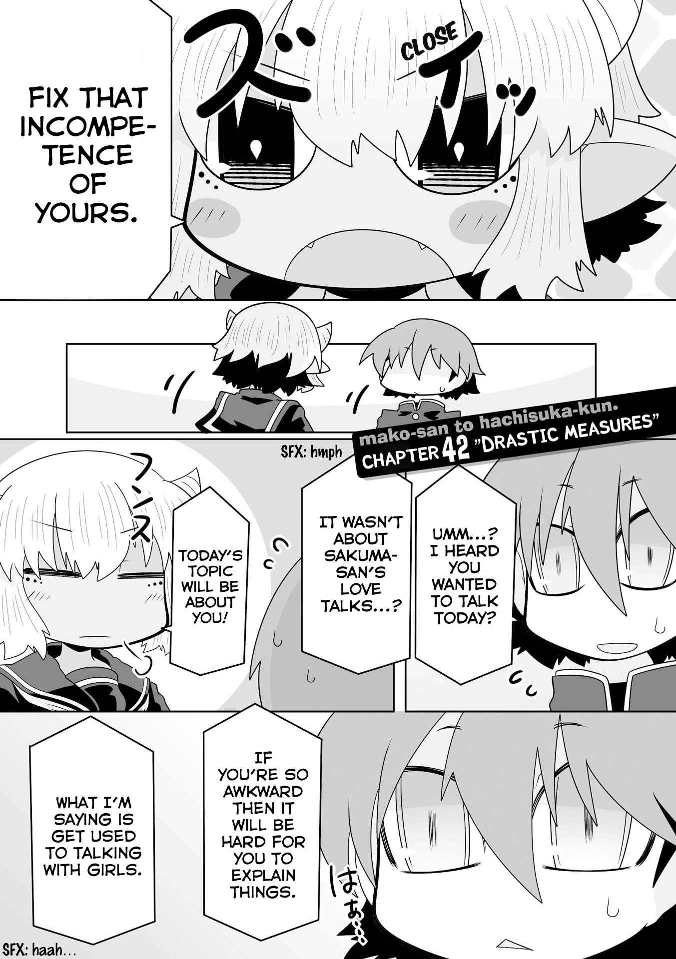 Mako-san to Hachisuka-kun. chapter 42 - page 1