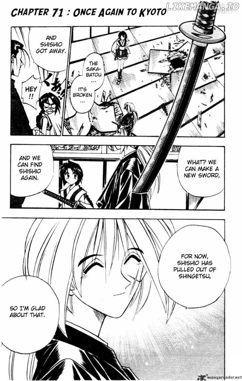 Rurouni Kenshin chapter 71 - page 1