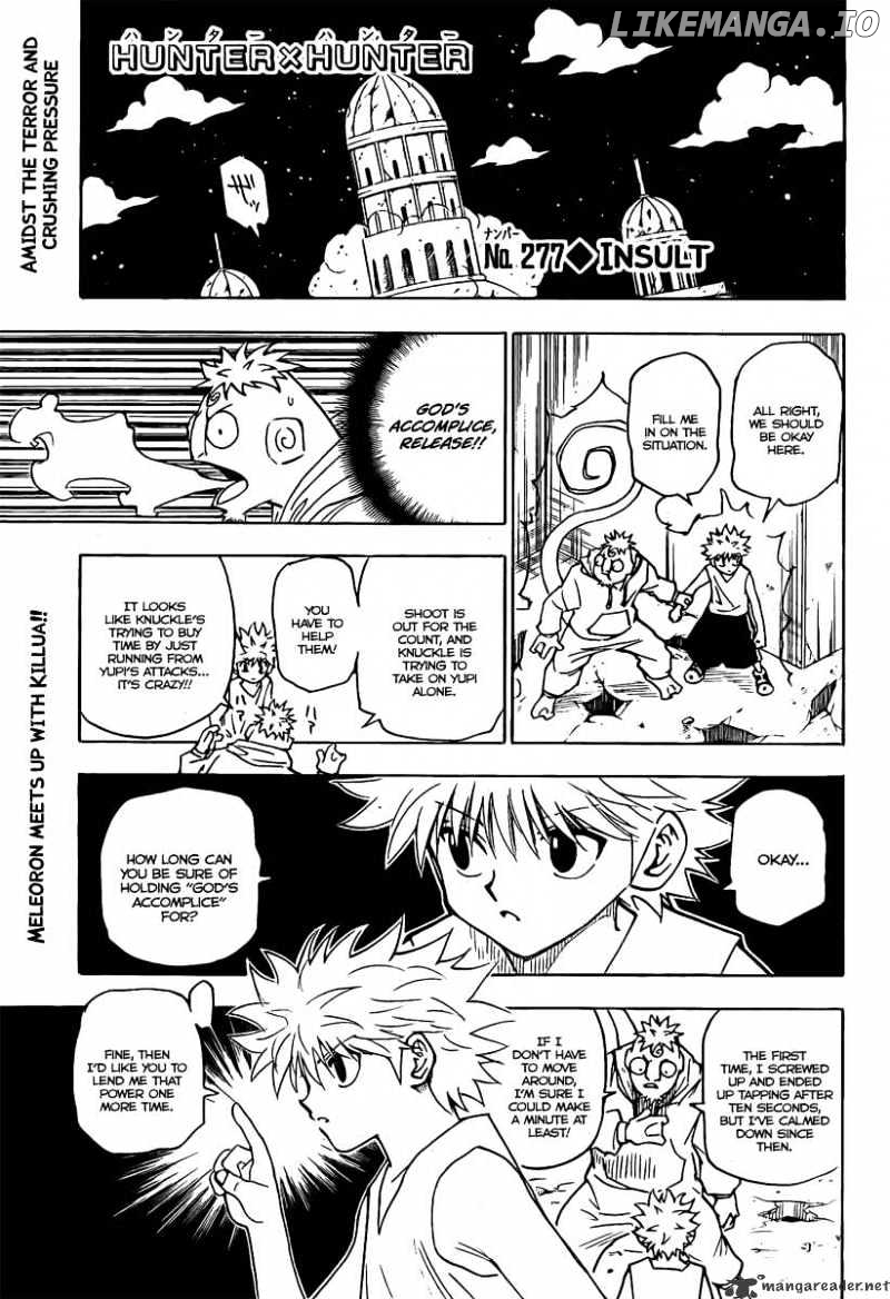 Hunter X Hunter chapter 277 - page 1