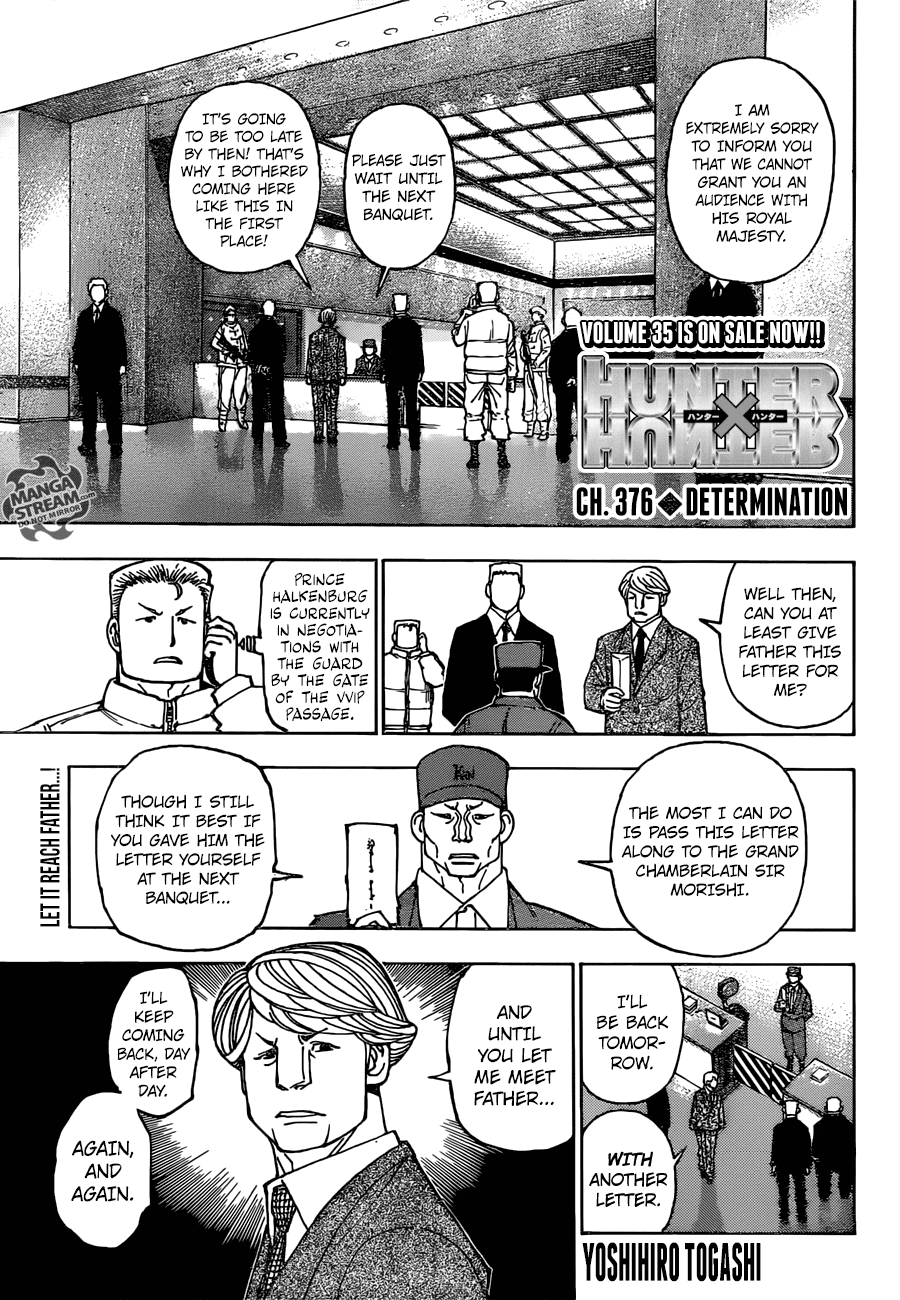 Hunter X Hunter chapter 376 - page 1